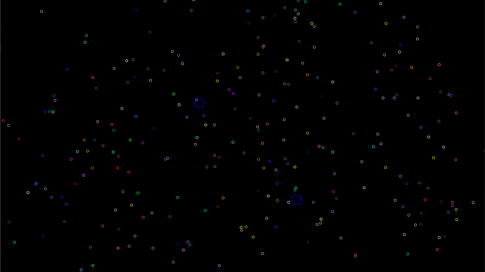 Screenshot of Java Particle Image Animation